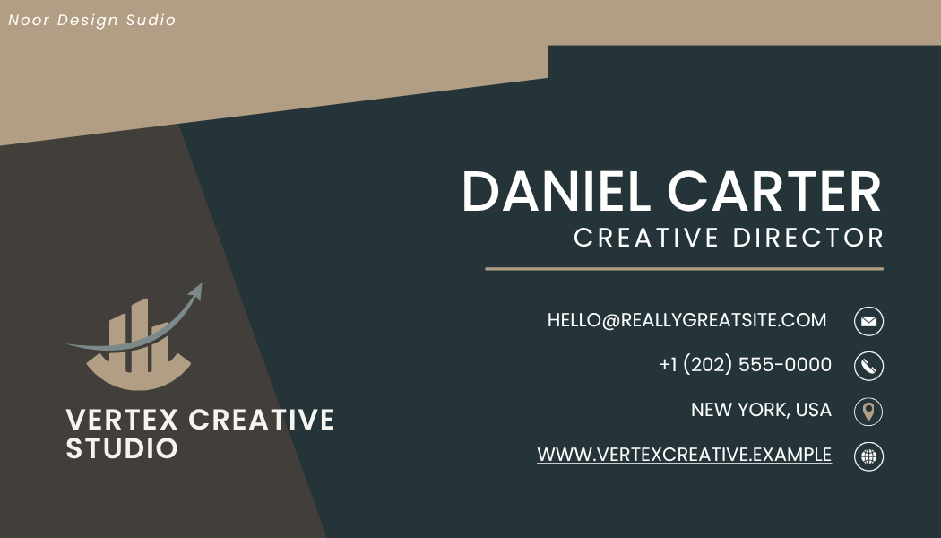I will create a clean custom business card design for your brand