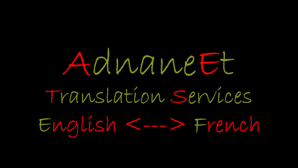 Translate French/English Vice Versa