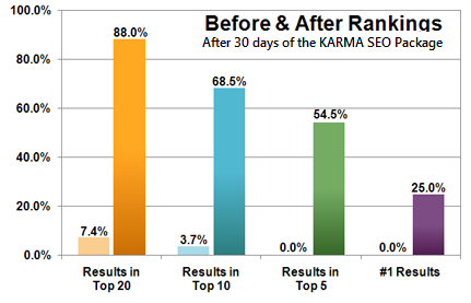 KARMA SEO PACKAGE - On PAGE and 30 days of OFF PAGE SEO