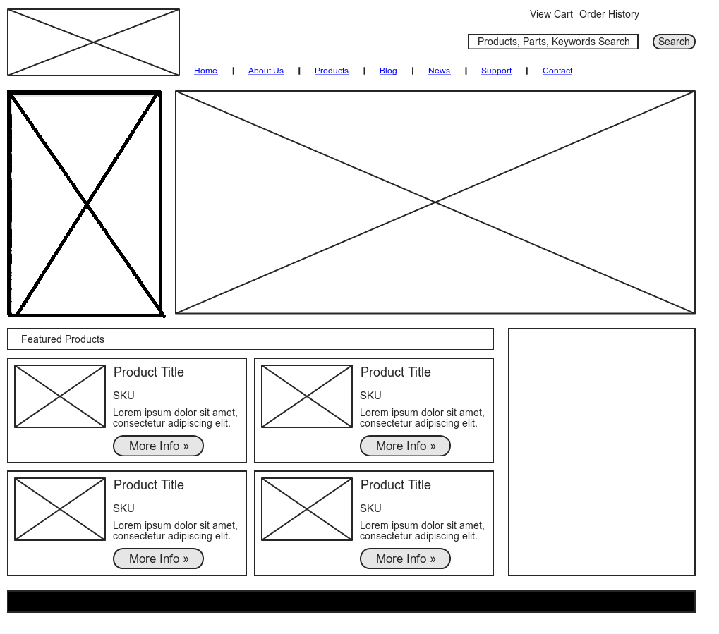 I will design wireframe for websites