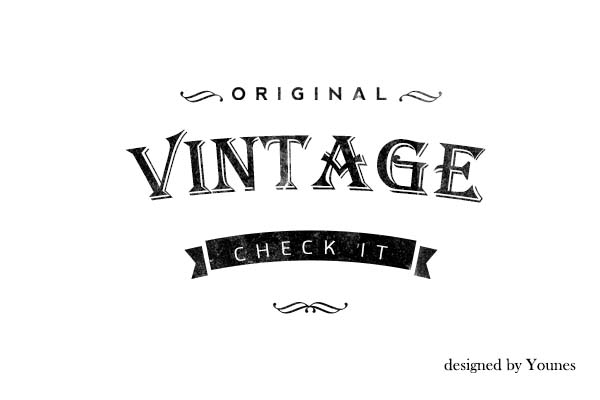 I will design original retro vintage logo