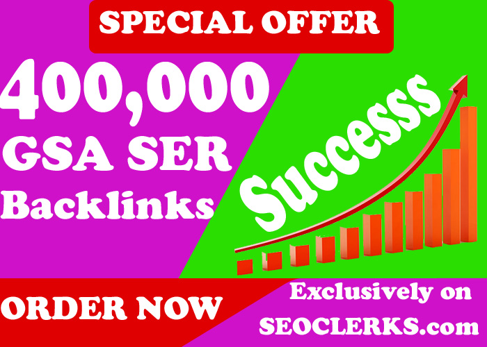 400,000 Authority Quality GSA SER Verified Backlinks for SEO Ranking