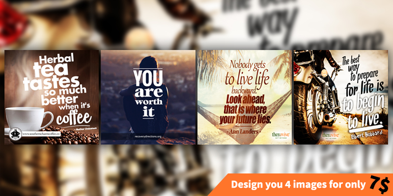 I will make you 4 shareable social media images