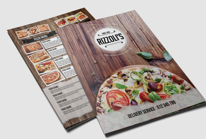 Make AMAZING flyer menu for your food business