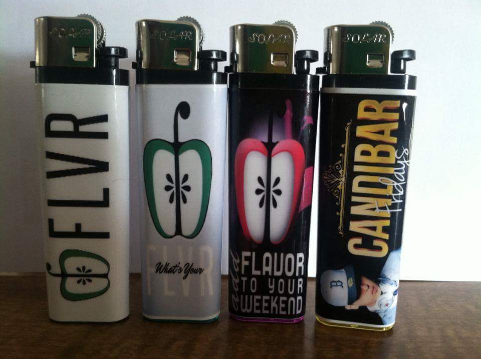 100 Custom Made Cigarette Lighters 