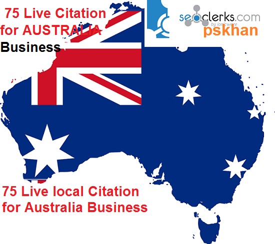 Create Australia Live 75 Local SEO Citation For Austr...