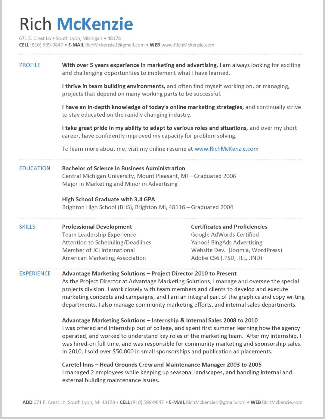 write a perfect Resume and Cover letter for you.