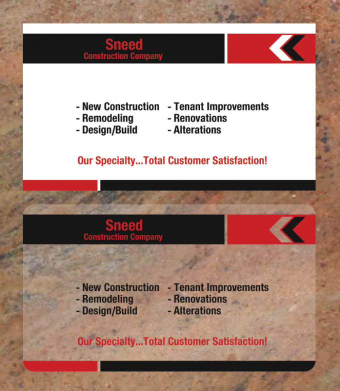 Professional Business Card Design