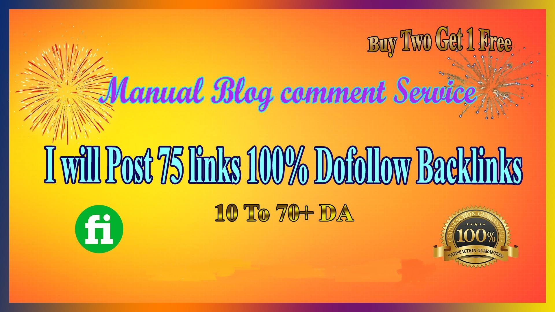 Post 75 Blog Comments Backlinks Seo