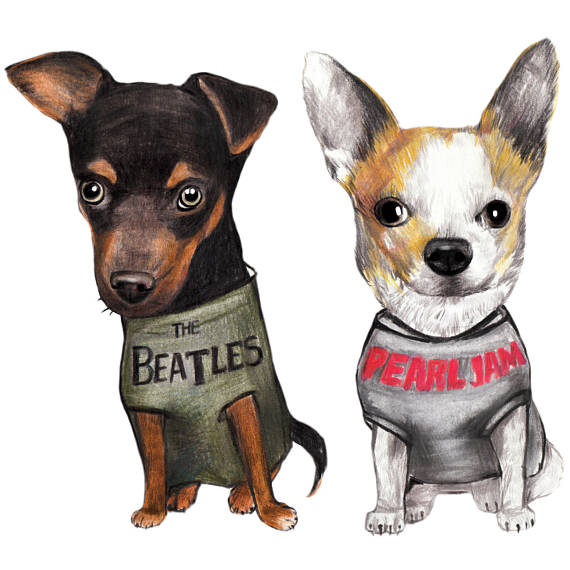 Pet Caricature from Photo