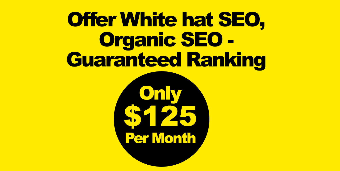 Offer White hat SEO, Organic SEO - Guaranteed Rankin...