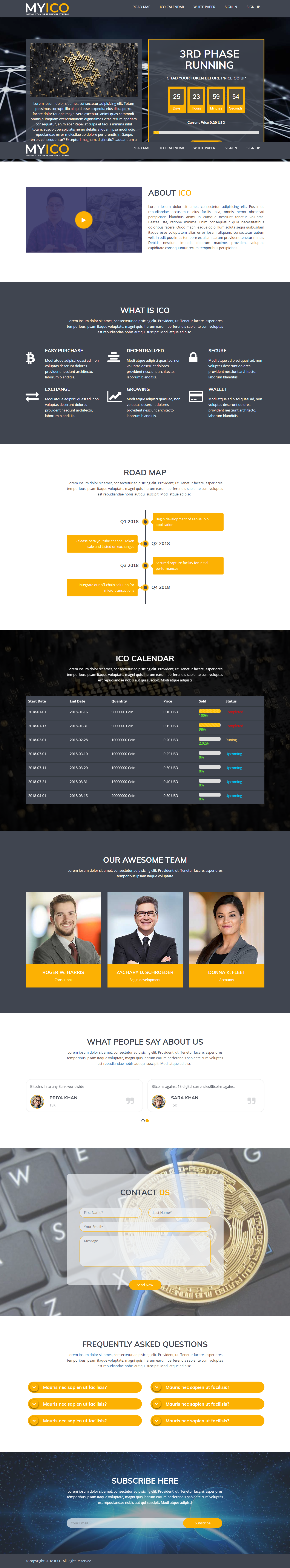 MYICO - Initial Coin Offering Platform