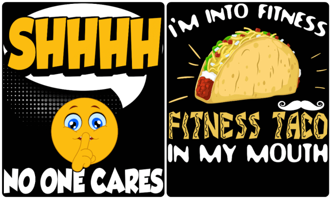 Make custom T shirt designs 