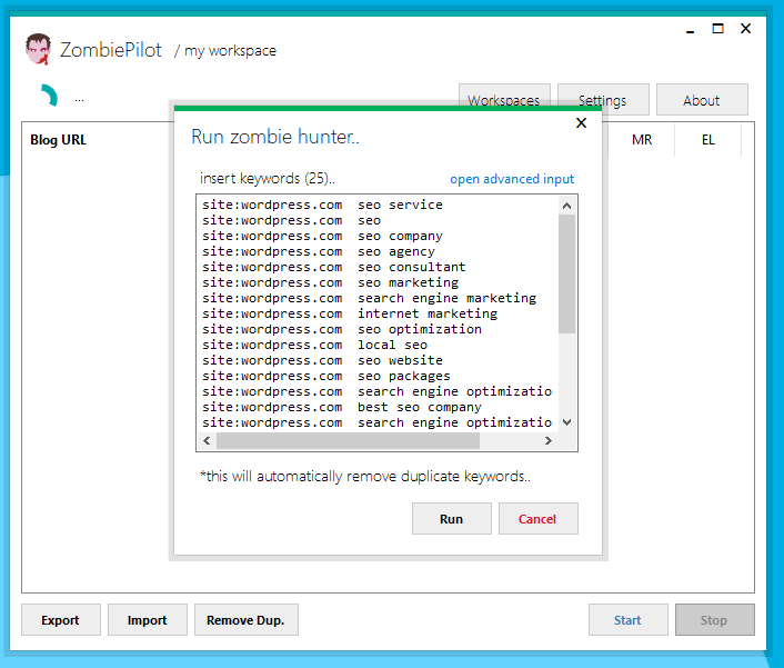Zombie Pilot Expired Web 2.0 Finder Original 