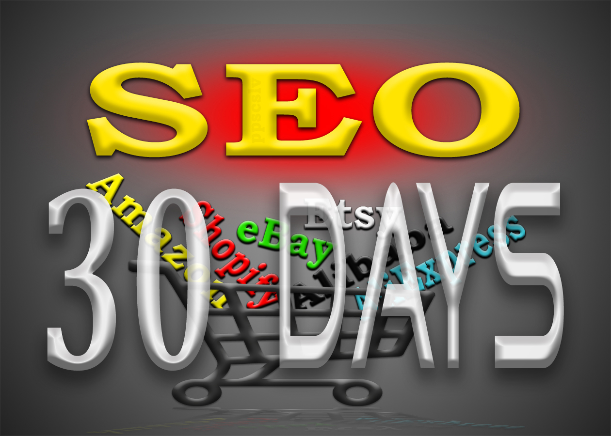 monthly SEO campaign for Amazon, eBay, Etsy, Shopify, Alibaba, AliExpress or any other store