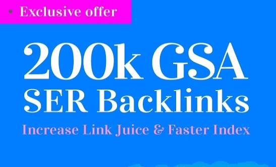 create gsa dofollow SEO backlinks 