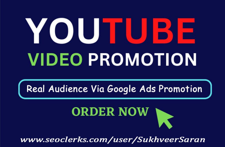25000 YouTube video views Via ads Promotion