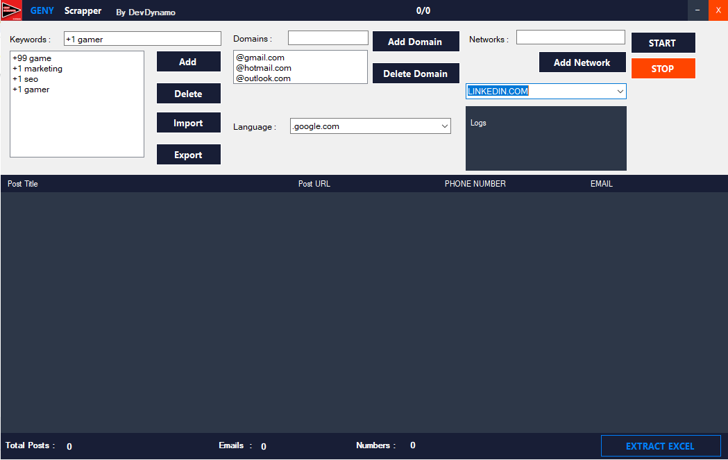 all Scraper - Scrape emails and phone numbers Data Extractor 