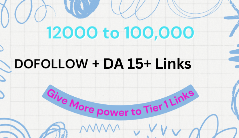 12000 DO-FOLLOW links including DA 15 to 95, buy backlinks for google ranking