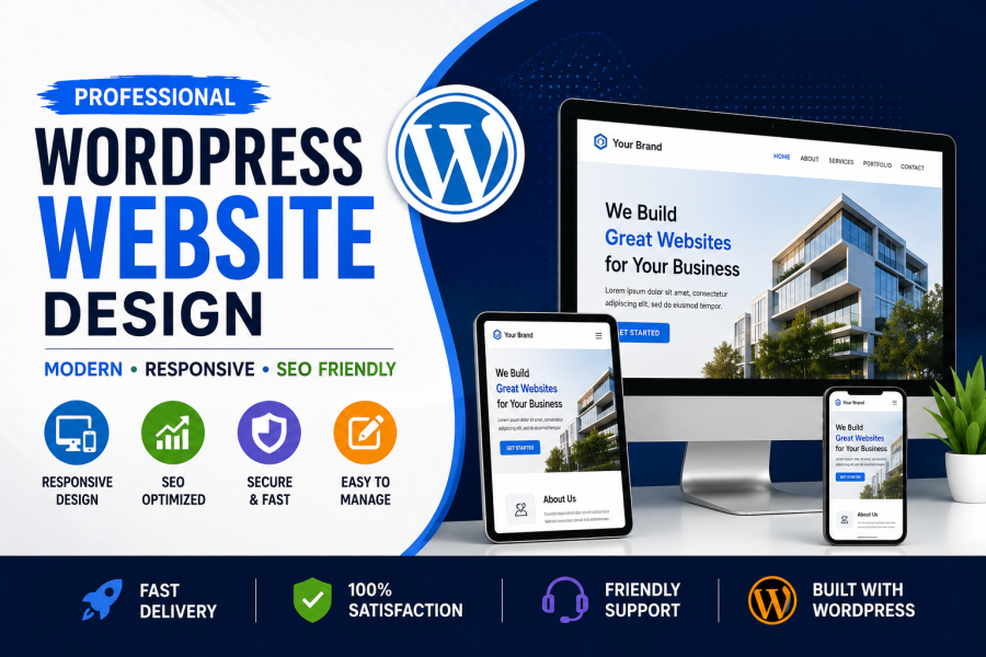 Design Professional WordPress Business Website or Blog
