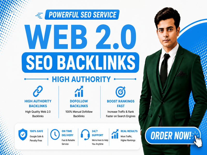 High quality web 2.0 article SEO backlinks