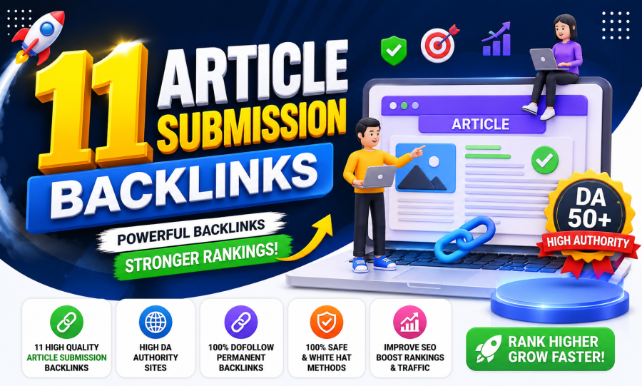 11 High DA Dofollow Article Submission Backlinks For Fastest SEO