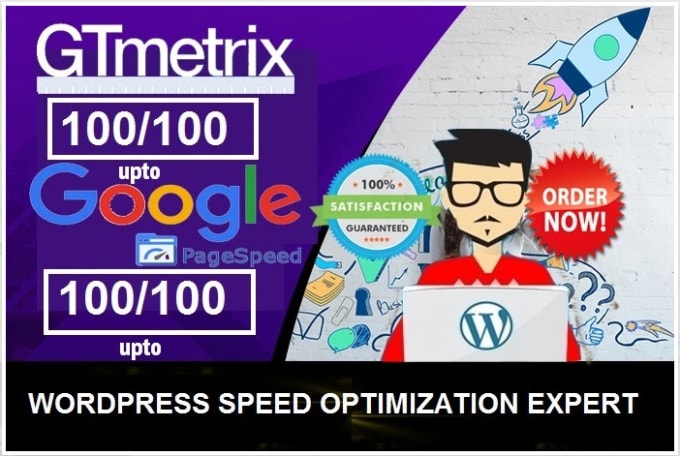 I will do word press website speed optimization, increase page speed