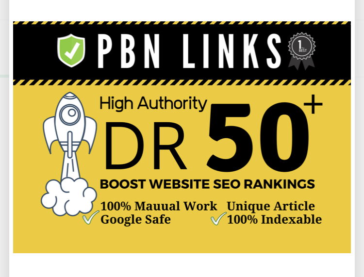  build 50 manual high dr50 plus homepage pbn dofollow backlink