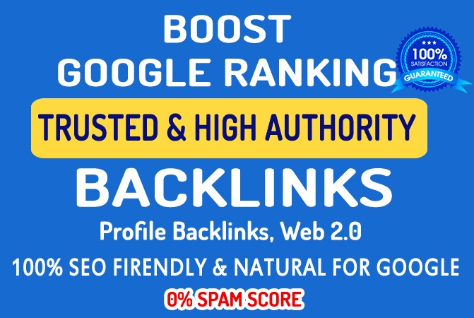 30 Profile Backlinks / Profile Creation - Dofollow Quality Backlinks