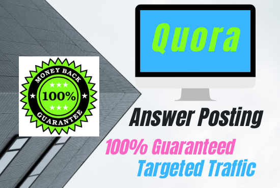 Get targeted traffic from your website with 30 HQ Quora answers
