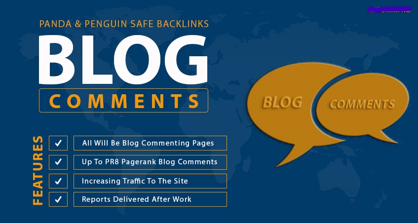 Provide 1,000 Panda & Penguin Safe Backlinks up to pr8 Blog Comments on Actual Page 