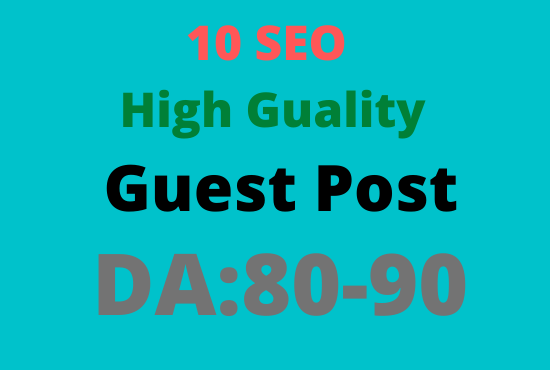 I will do provided high quality seo guest post 