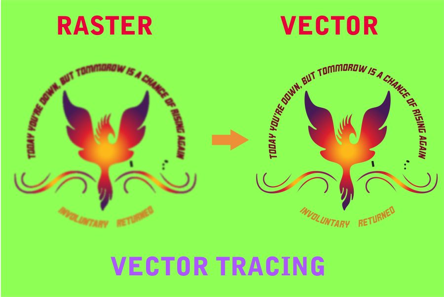 I will do vector tracing of logo using Adobe Illustrator