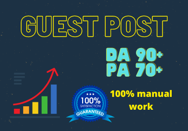  I will Write and Publish 5 Guest Posts 5 different websites DA 90+ any category, any language for