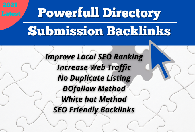 I will do 75 PR9 Directory Submission Backlinks with High PR/DA 