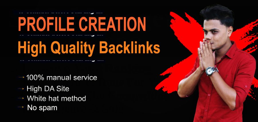 I will create 60 High Quality profile creation seo backlinks 