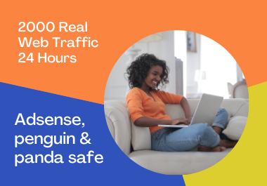 I will send 2000 organic web traffic in just 48 hours Adsense and panda safe