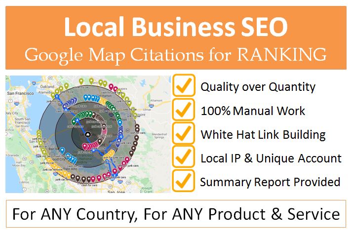Get Google map citations to rank GMB and local business