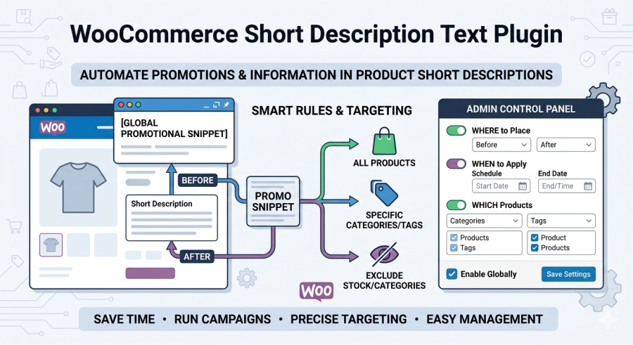 WooCommerce Short Description Text 