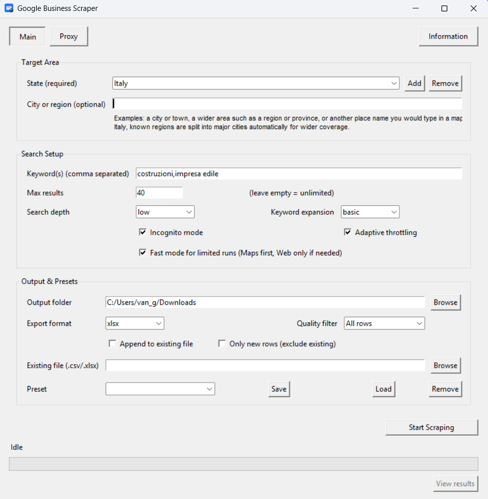 Business Scraper software for fast grow, scrap business from google maps