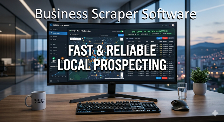 Business Scraper software for fast grow, scrap business from google maps
