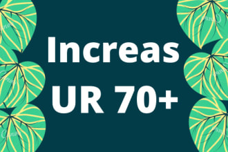 I will increase URL rating ahrefs ur 70 plus