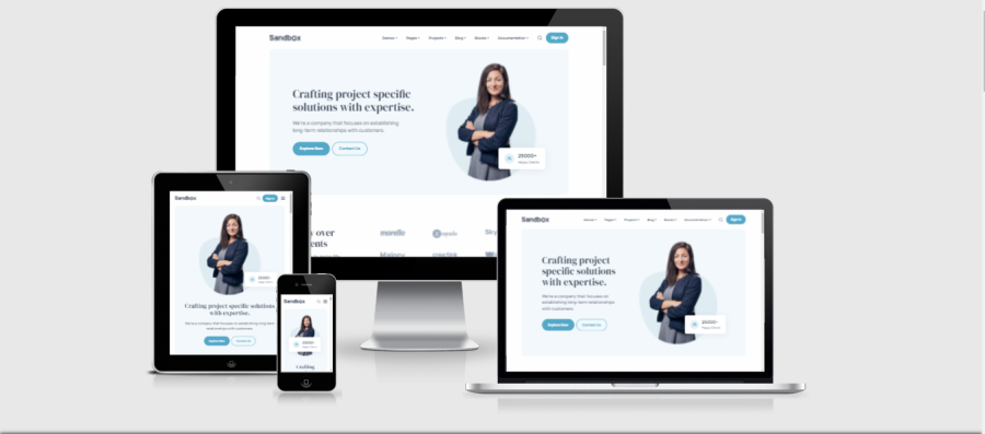 I will create modern business wordpress website, blog site, landing page design