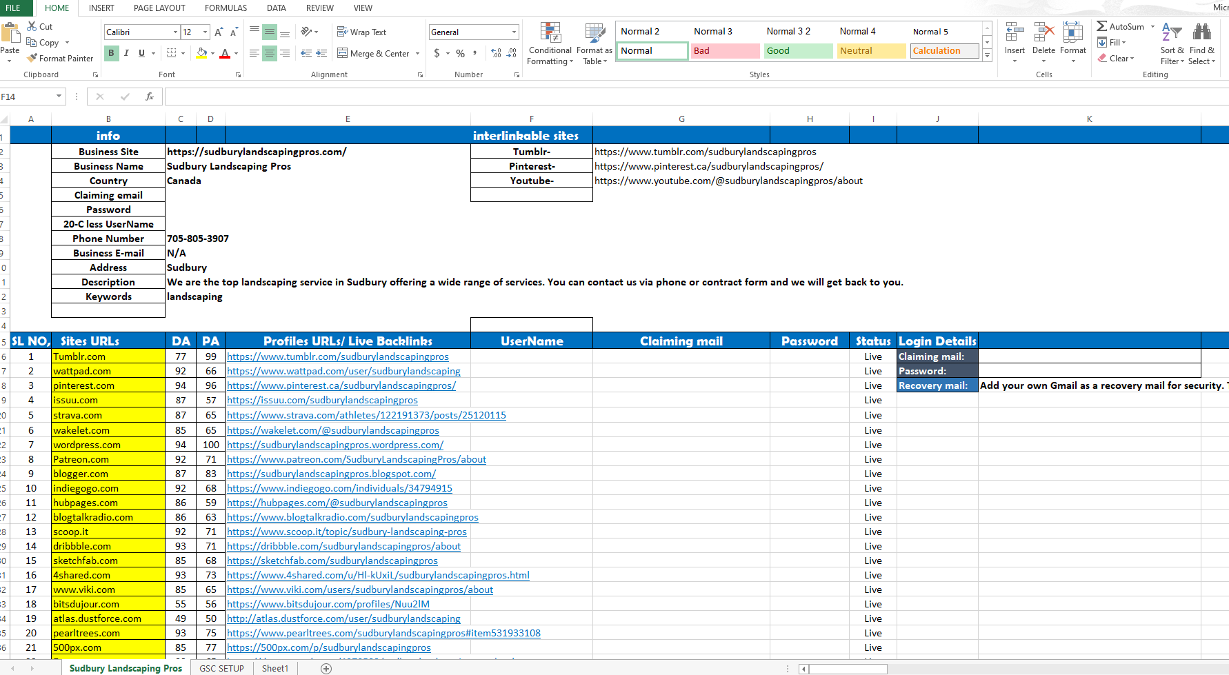 Build 100 High-Quality Profile Backlinks for Your Business and Website Ranking