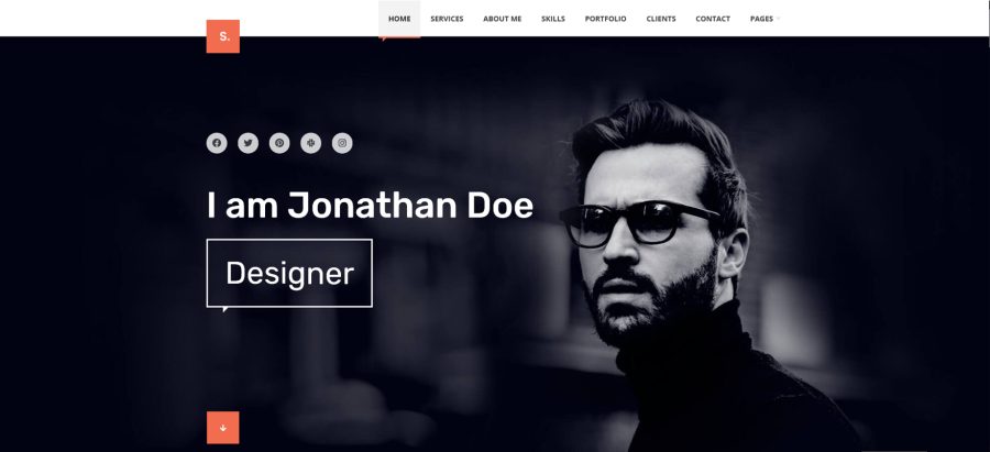 I will create personal portfolio wordpress portfolio about me or resume website