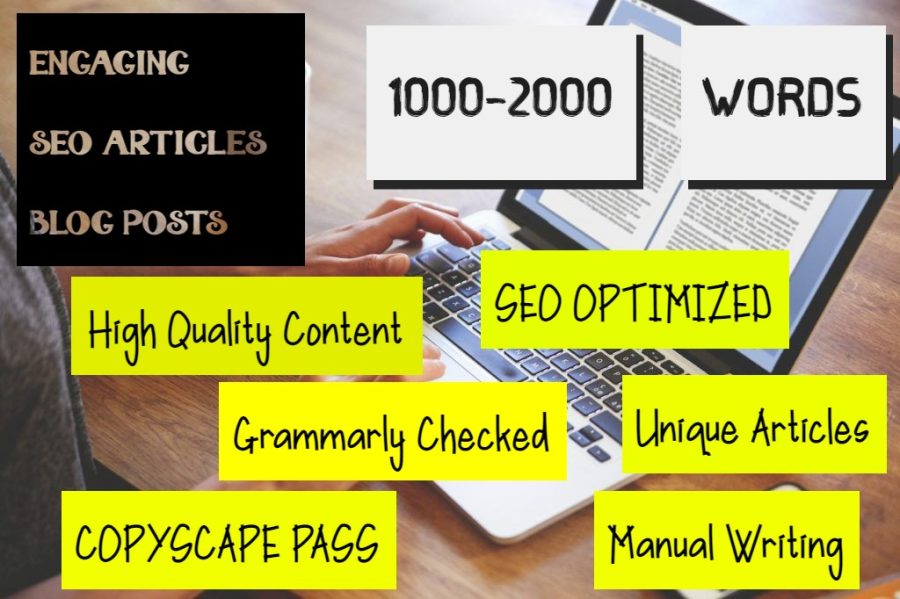I Will Write a High Quality Content SEO Article, 1000-2000 Words