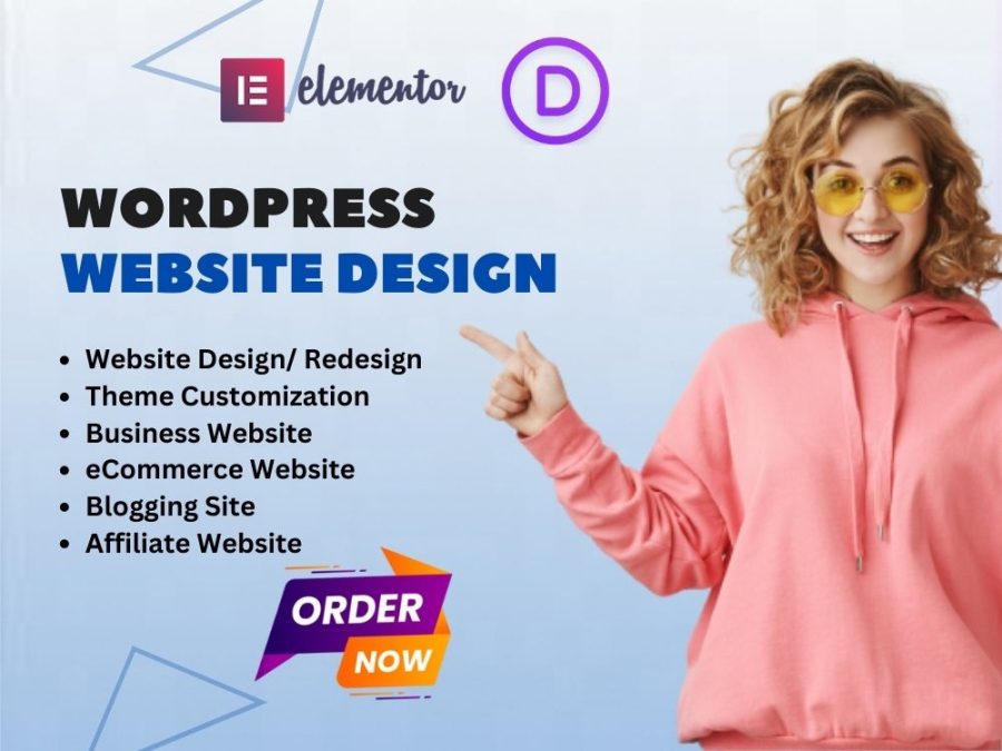 I will build responsive WordPress, woocommerce website and blog