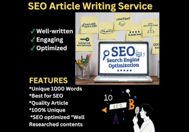 Boost Your Online Presence with Engaging, SEO-Friendly Content: Expert Writer for Website, Blog.
