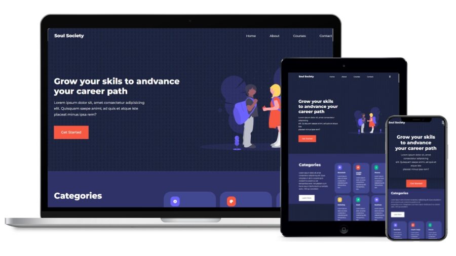 Responsive Front end Developer HTML, CSS, and Javascript Expert