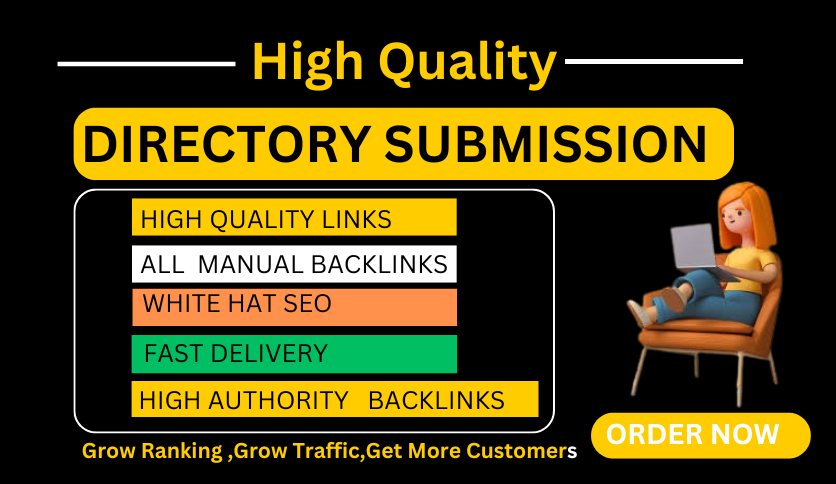 High Authority 100 Directory Submission Backlinks